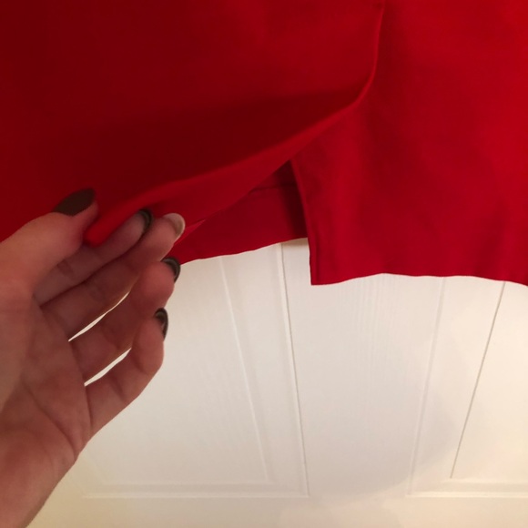 SHEATH DRESS MARIO SERRANI ITALY DRESS Elegant Red Sleeveless Dress - Picture 8 of 11